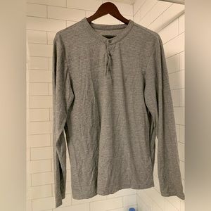 All Saints long sleeve henley size L